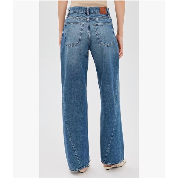 Anine Bing Brie Jeans in Aegean Blue color (Multiple sizes) - Picture 3 of 5